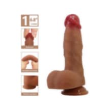 Morgece 19,3 Cm Süper Yumuşak Gerçekçi Silikon Dildo Penis
