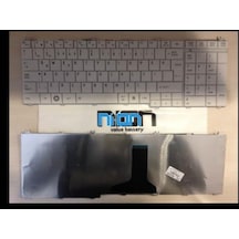 Nion Toshiba 6037b0047805 Uyumlu Laptop Notebook Klavye Beyaz Tr