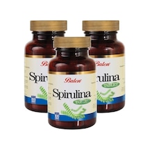 3 Adet Spirulina Tablet 100 Adet 700 Mg Yosun Hapı Balen