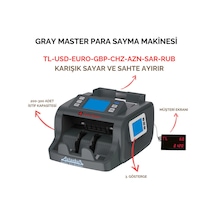 Gray Master Kağıt Para Sayma Makinesi