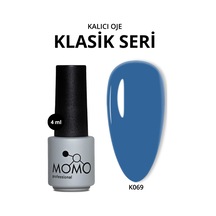 Momo Professional Kalıcı Oje K069 Klasik Mavi 4 ML