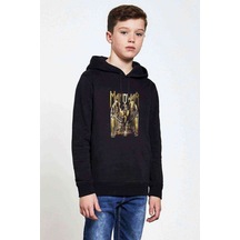 Tshirthane Manowar Logo Manowar Warriors Of The Baskılı Unisex Çocuk Sweat (528757916) Siyah