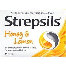 Strepsıls Limon Ve Ballı Pastil 24 Pastillik Blıster Ambalaj
