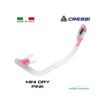 Parumarin Cressi Minidry Kuru Şnorkel 7-15 Yaş Pembe