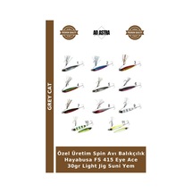 Özel Üretim Spin Avı Balıkçılık Hayabusa Fs 415 Eye Ace 30gr Light Jig Suni Yem