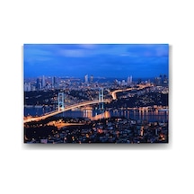 İstanbul Gece Köprü Tablosu - 100x70cm 7/8 Yaş