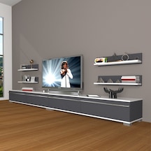 Decoraktiv Eko 360r Mdf Tv Ünitesi Tv Sehpası Beyaz - Siyah