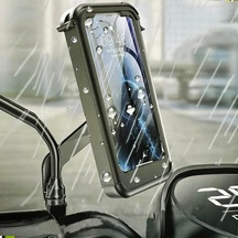 Bisiklet Motosiklet Ve Scooter İçin Dikiz Ayna Uyumlu Telefon Tutucu Universal Modellere Uyumlu Kolay Kurulum Ve Kullanım Ds-mth3 Diğer