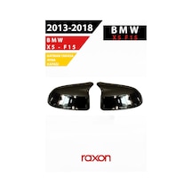 Bmw X5 F15 2013 2018 Batman & Yarasa Ayna Kapağı Parlak Piano Black Sport