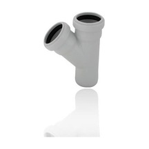 Pvc Tek Çatal 50/50 Beyaz