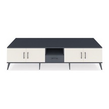 Kronos Tv Ünitesi 3 Raflı Tek Çekmeceli 4 Kapaklı 220x59x51 Antrasit-aytaşı/antrasit Aytası/antrasıt - Antrasıt