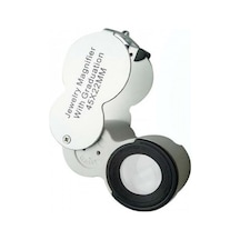 Büro Ev Ofis İçin 45x Büyütme 22mm Lens Led Işıklı Yalancı Para Kontrol Değerleme Büyüteci