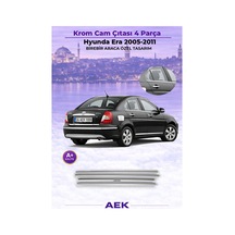 Hyundai Accent Era Araca Özel Krom Cam Çıtası A+
