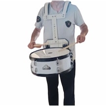 Jinbao 14''x5,5'' Bando Trampeti Beyaz Renkli Vurmalı Çalgılar İçin Dayanıklı Tasarım Jbmp1455 14''x5,5'' Bando Trampeti