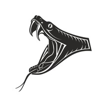 Yılan Folyo Sticker Derstve46132 50cm Uzunluk Siyah