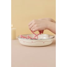 Rebel Bow Emaye 21cm Bowl Tabak Fildişi