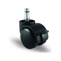 Ec03Gmkm50F Pimli Frenli Plastik Mobilya Tekerleği Çap 50 Oynak