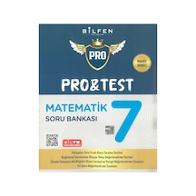 Bilfen Yayıncılık 7.sınıf Pro&test Matematik Soru Bankası Maarif Model