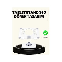 Ayarlanabilir Şeffaf Tablet Standı Kaymaz Silikon Tabanlı Düz Renk Düz Renk