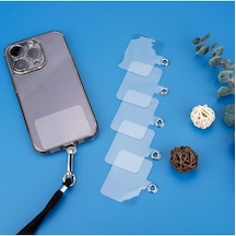 Telefon Boyun Askı Aparatı 5'li Paket, Universal Şeffaf