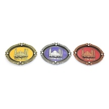 İstanbul Temalı Metal Magnet Sultanahmet Kabartmalı