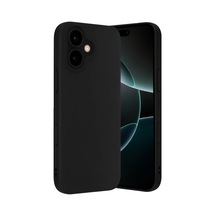 Apple Uyumlu iPhone 17 Nano İçi Kadife Silikon - Siyah Standart