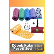 Kakapoşeti Köpek Kaka Poşeti Seti Taşıma Çantalı Pratik Dışkı Torbası Hijyenik Pratik Dışkı Torbası