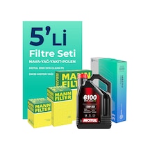 Mann Nissan Qashqai 1.5 Dizel Filtre Bakım Seti Motul Motor Yağlı (2014-2018) 5 Li