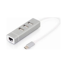 Digitus Type-c- 3xusb 2.0 - Rj45 10/100mbps Da-70253
