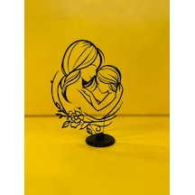 Anneler Günü Özel Anne Çocuk Temalı Biblo 18 Cm Plastik
