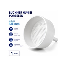Buchner Hunisi Porselen İç Ölçüler 125mm 1 Adet