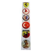 Çoklu Hologram Logo Sticker 5cm Model1 Universal Araba Motosiklet Holografik Dekal Etiket
