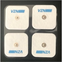 Vzn Çıtçıtlı Tens Pedi Çıtçıtlı Tens Elektrodu 5X5 Cm