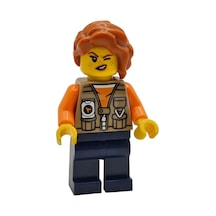 Aksesuar Moc City Town Minifigür Minifigure Doğa Orman Kadın Fotoğrafçı