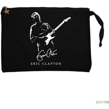 Eric Clapton Solo Siyah Clutch Astarlı Cüzdan / El Çantası
