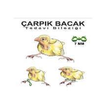 Çarpik Bacak  Bileziği 7 Mm 5 Adet