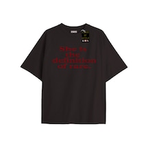 Flood Of Style Siyah Oversize T-shirt Onadir Özel Tasarım