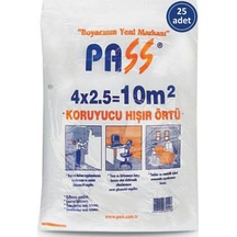 pass Hişir Koruma Boya Örtüsü-10M2-25 Adet
