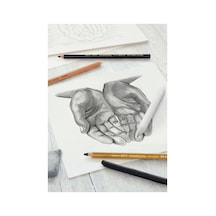Faber-castell Kömür Sketch Seti, 7 Parça, Kara Kalem Çizim Ve Eskiz İçin, Yüksek Kalite, Silgi Ve Karıştırma K Genel