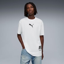 Puma Sport Graphic Erkek Beyaz Tişört 692169-02
