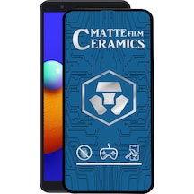 Samsung Uyumlu Galaxy A01 Core Tam Kaplayan Mat Seramik Nano Esnek Ekran Koruyucu