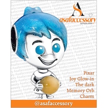 Pixar Joy Glow-in The Dark Memory Orb Charm Mavi