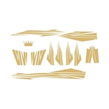 Gold Cup Sticker Seti Çok Renkli