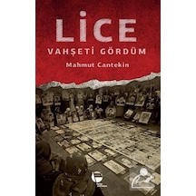 Lice-Vahşeti Gördüm - Mahmut Cantekin - Belge Yayınları