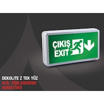 Arsel Dekolite Z Serisi Ae-4213-L Acil Çıkış Yönlendirme Armatürü