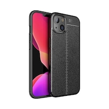 Apple Uyumlu iPhone 14 Kılıf Yoğun Silikon Malzemeli Uzun Ömürlü Niss Premium Kapak Siyah
