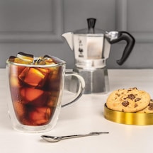 Capri Çift Duvarlı Cam Bardak 350ml 2'li Set