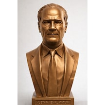 Özel Boyama Ve Detaylı 3d Baskı 15 Cm Atatürk Heykeli Masaüstü Dekoratif Hediyelik