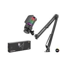 Rgb Mikrofon Seti Boom Mikrofon Kolu Type-c 192khz 24bit Siyah M835b Tg 5klfk5h