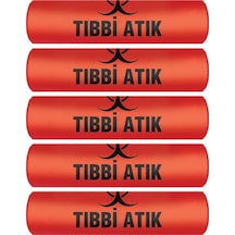 Atık Torbası Büyük Boy 65 x 80 CM 300 G 10'lu Rulo x 5 Paket
